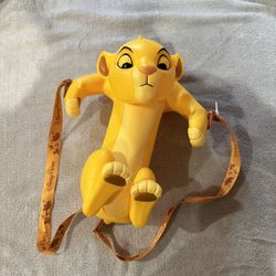 Disney Parks Animal Kingdom The Lion King Baby Simba Popcorn Bucket w/ Strap