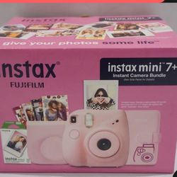 New* sealed*  Instax 7+ Camera Bundle   PINK
