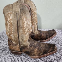 Mexican boots for men, handmade from cowhide and fur, very pretty, size 8