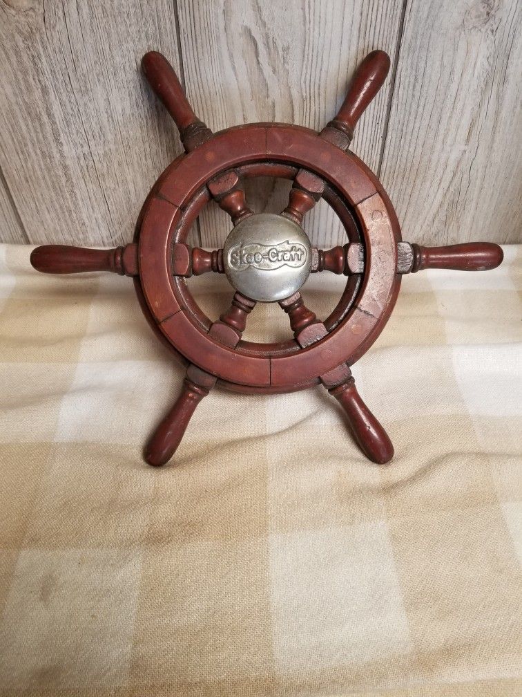 Antique Boat Steering Wheel
