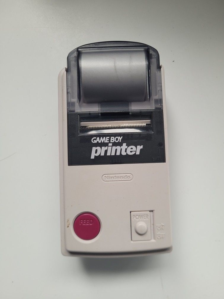 Gameboy Printer With Paper Roll