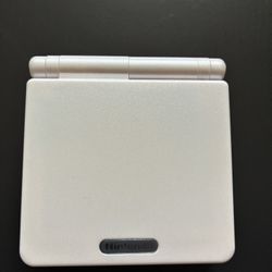 White GBA Advance SP