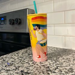 Starbucks x Sofie Birkin Yellow reusable Tumbler