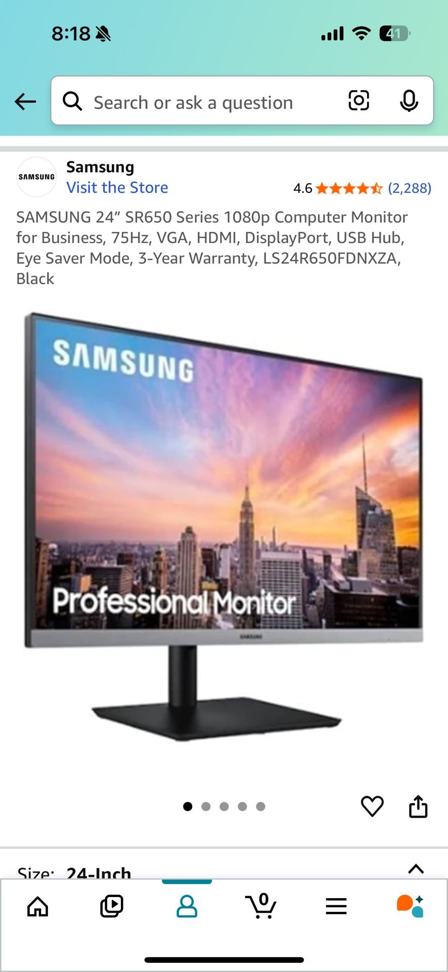 Samsung 24inch Monitor
