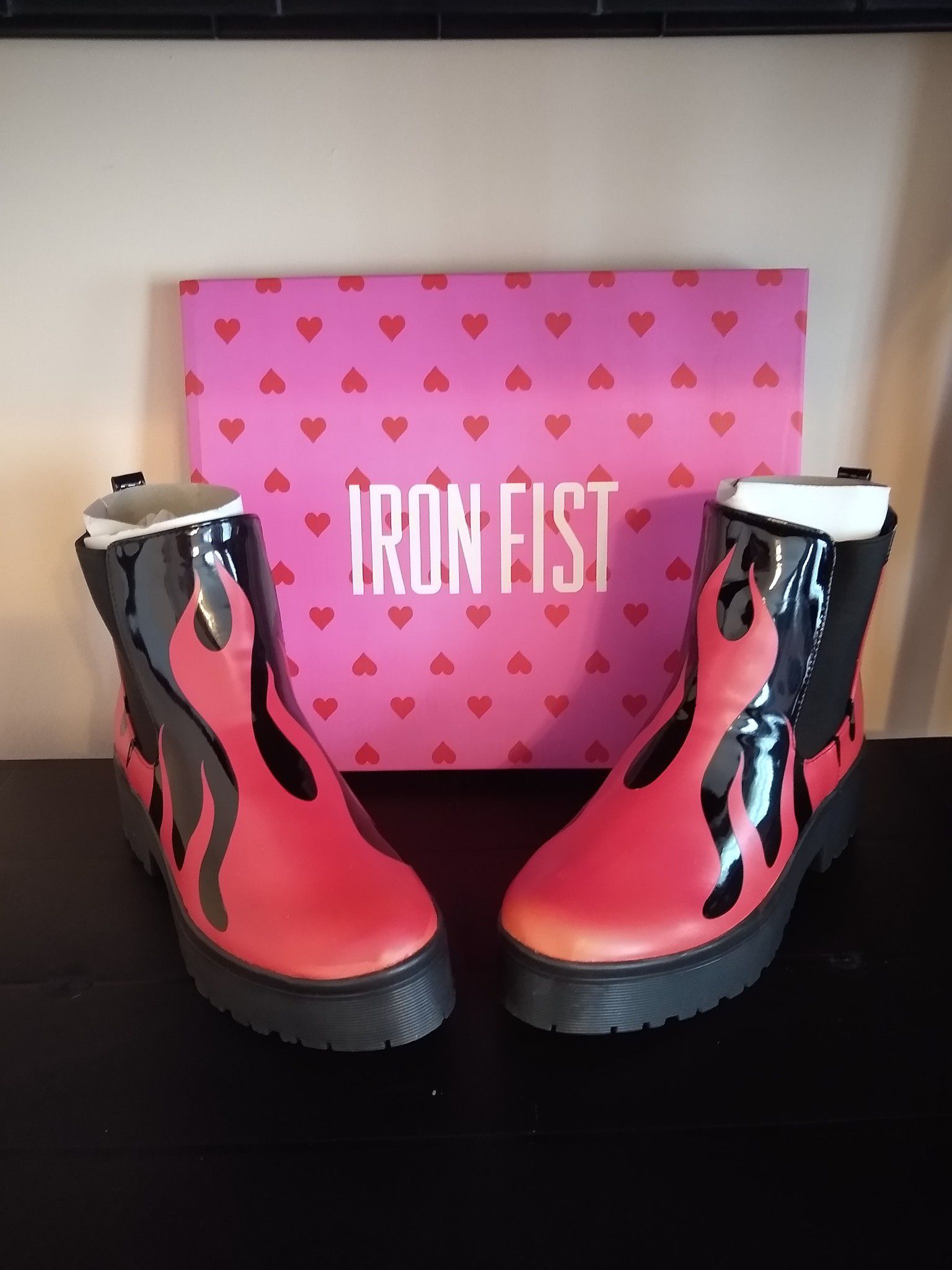 Iron Fist Flame Booties size 6