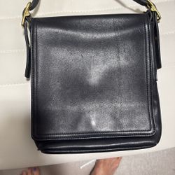 Vintage coach Black Crossbody Purse Reduced 