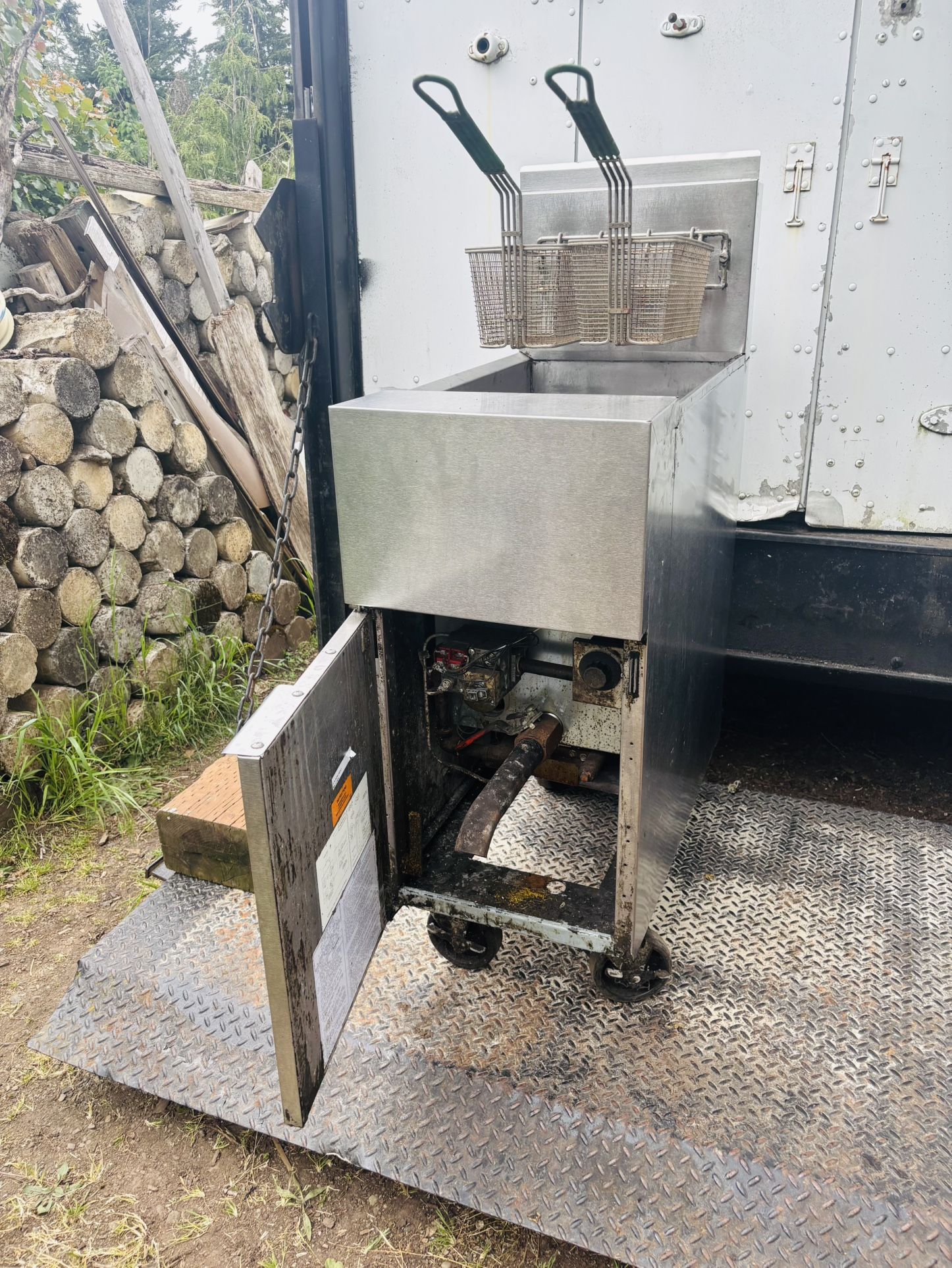 natural gas fryer