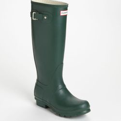 Tall Green Hunter Rain Boots