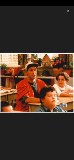 Adam Sandler autographed 8x10 photo.