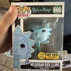 Hologram Rick Morty Funko Pop