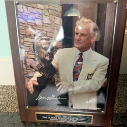 Don Shula Hall Of Fame Induction Signed Photo