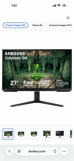 Samsung Odyssey G4 27" Gaming Monitor