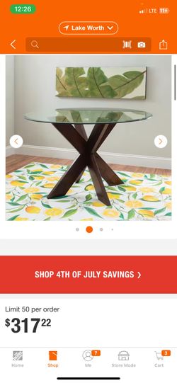 Glass Dining Table