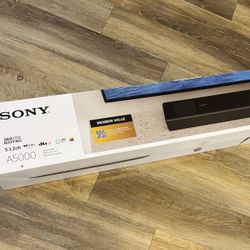 Sony HT-A5000 5.1.2ch Premium Dolby Atmos Soundbar System – 450W | 4K HDR | Bluetooth | HDMI eARC | New in Box