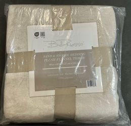 Sand & snooze bedding plush flannel throw