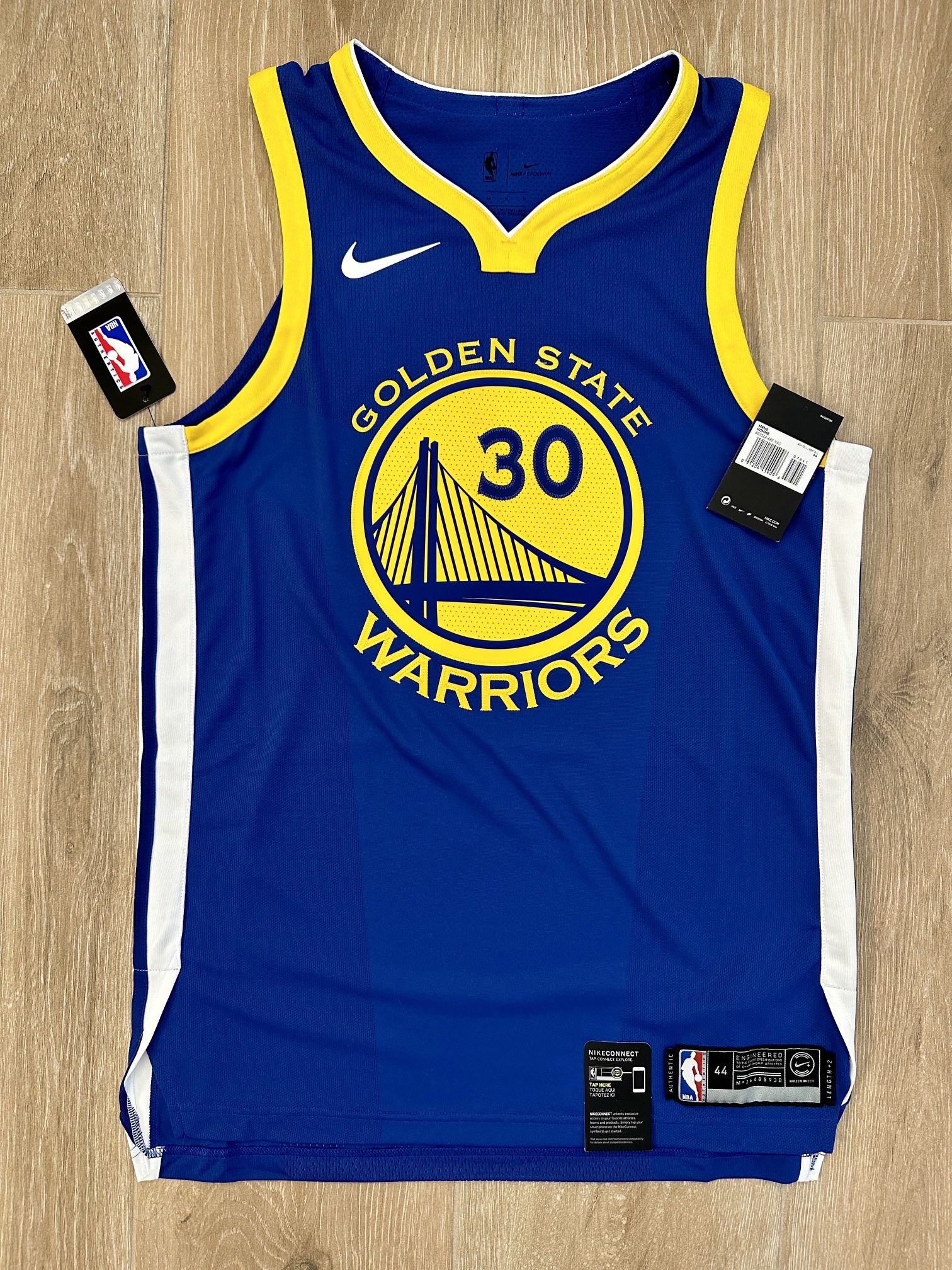 Nike Stephen Curry Icon Edition Authentic Jersey (golden State Warriors)  Men's Nba Connected Jersey in Blue for Men