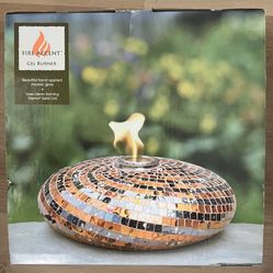 Fire Accent Gel Burner - Mosaic Glass 