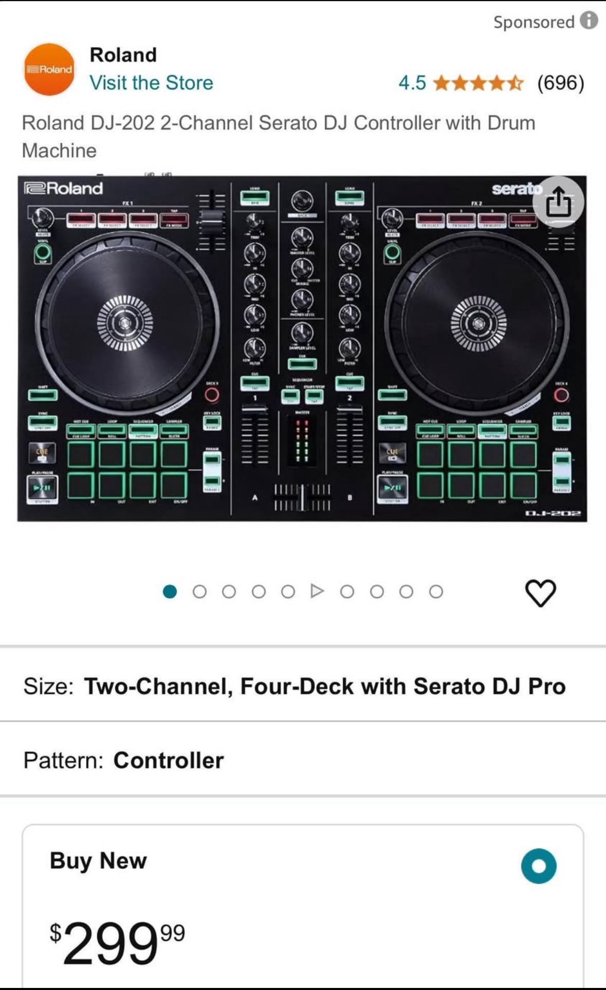 Roland DJ 202 Mixer