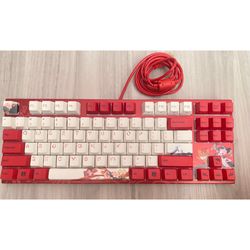 Varmilo VA87M Koi TKL Red Mechanical Keyboard - Cherry MX Switches