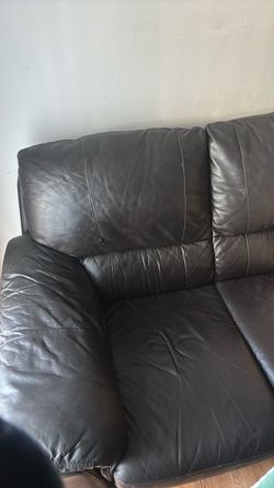 Black Leather Couch
