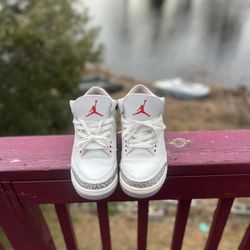 Air Jordan 3s White Cement !!