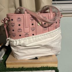 MCM Liz Medium Visetos Shopper Tote Bag