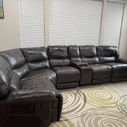 Sectional Leather Sofa