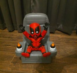 Baby Deadpool Popcorn Bucket & Drink Combo Regal Exclusive BRAND NEW