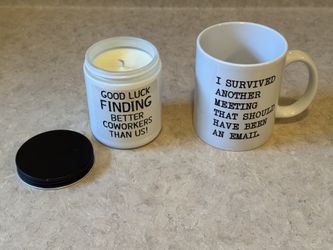 Work Mug & Candle