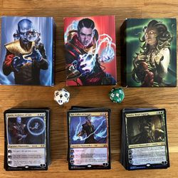 Magic the Gathering Mega pack, includes:  Dovin, Ral, and Vraska planeswalker decks (180 total cards!)