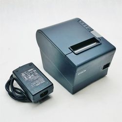 Epson Micros M244A TM-T88V POS Thermal Receipt Black Printer USB Parallel w/ PSU