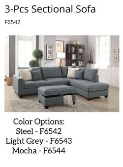 Sectional Sofa 3pcs