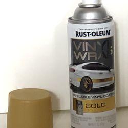 NEW Rust-Oleum Car Vinyl Wrap Gold Peelable Paint 11 oz Rustoleum