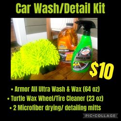 ✨CAR WASH & DETAIL KIT✨
