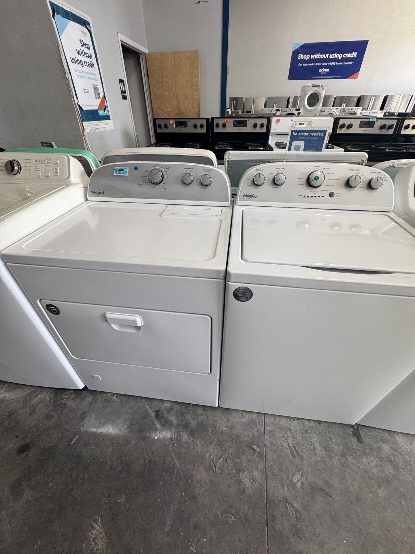 Washer And Dryer 