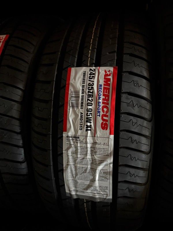 245 35 20 Americus Tires Set