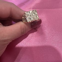 14k Gold Nugget Ring