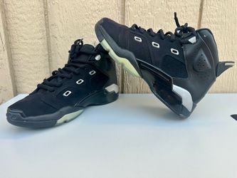 Air Jordan-DM1159-001- Soft Black / Silver -Youth 7Y GS Big Kids Size Basketball