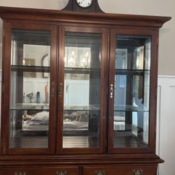 China Hutch-  Beautiful china hutch and display cabinet looking for a new home!