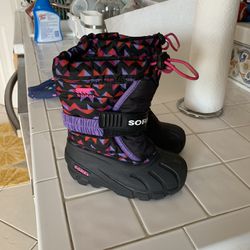 Girl Snow Boots Size 10 Toddler