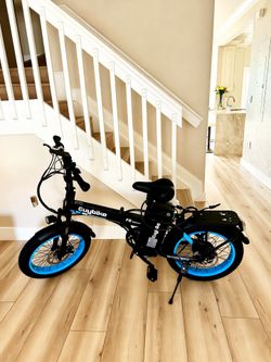 1000W Electric Bike 30+ MPH 80 Mile Range 20” Fat Tire Like New EUYBIKE Foldable