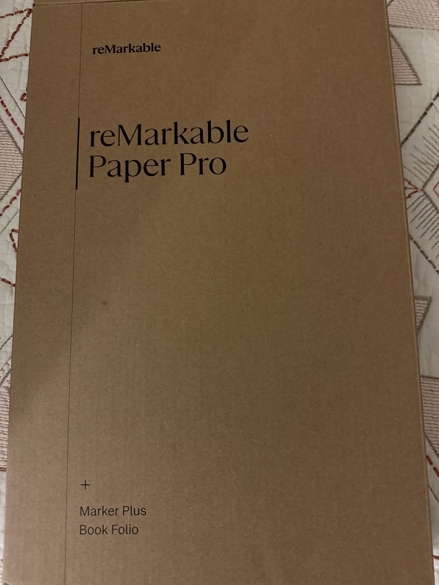 Remarkable Paper Pro With Black Folio And Marker Plus