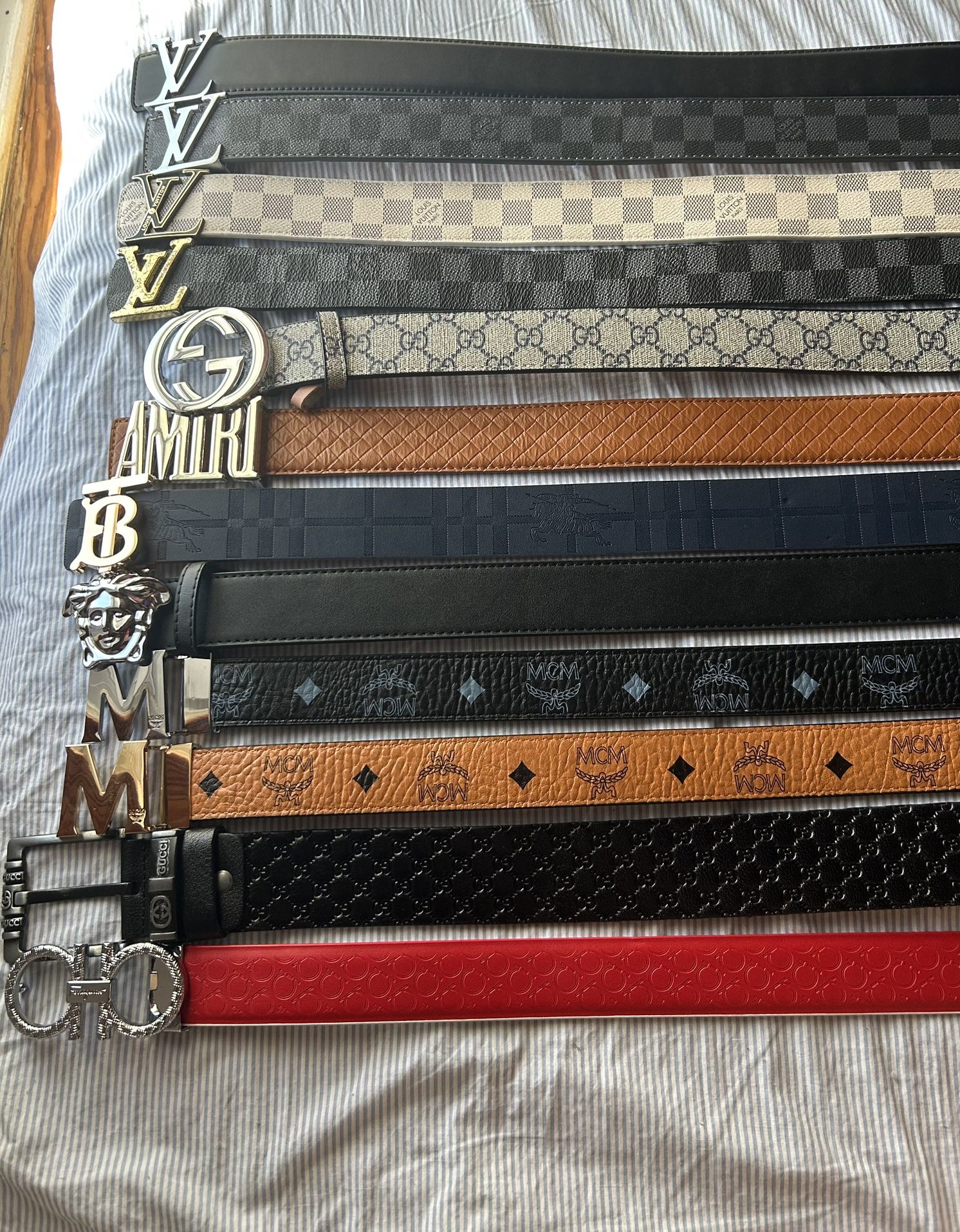 New Mens Belts 50$ a Belt  Size 30-34 No Box