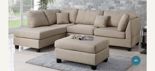 Brand New Sectional w Ottoman