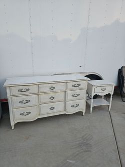 Will Take Best Offers Not Free Solid Wood Dresser And one Nightstand