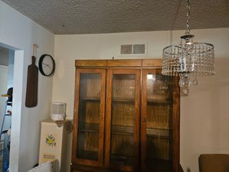 Home Remodel Furniture Sale - Curio Cabinet, Entertainment Center, Display Cabinets, Coffee Table & Chair