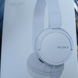 🎧 New Sony MDR-ZX110 Wired Headphones – Tested Only – $7