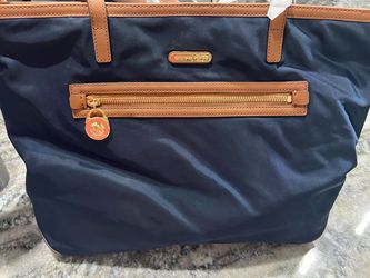 Michael Kors Navy Nylon Tote Bag
