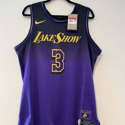 Nike Lakers Anthony Davis Basketball Jersey Size Large Men New 