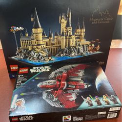 Brand New HOGWARTS Castle ($170 Retail) And SW Ashokas Tano ($80 Retail) Lego Set